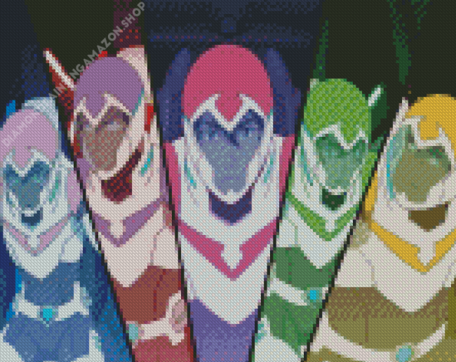 Voltron Legendary Defender Diamond Painting