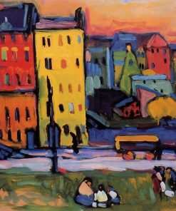 Wassily Kandinsky Houses In Munich Diamond Painting