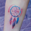 Watercolor Dreamcatcher Tattoo Diamond Painting