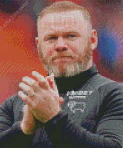 Wayne Rooney Football Manager Diamond Painting