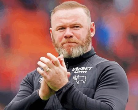 Wayne Rooney Football Manager Diamond Painting