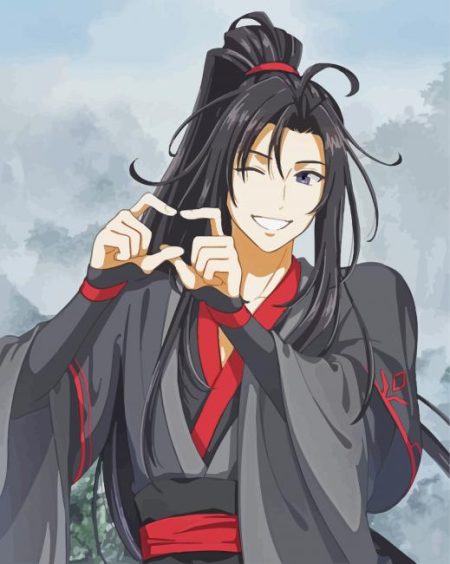 Wei Wuxian Anime Character Diamond Painting