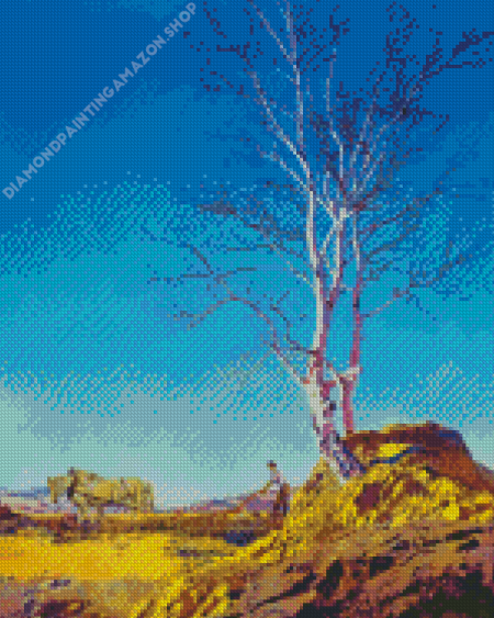 White Birch By Maxfield Parrish Diamond Painting