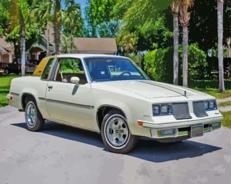 White Cutlass Supreme Diamond Painting