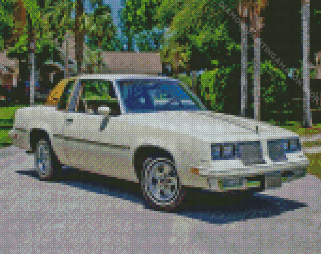 White Cutlass Supreme Diamond Painting