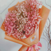 White Pink Babys Breath Diamond Painting