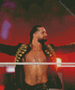 Wrestler Seth Rollins Diamond Painting