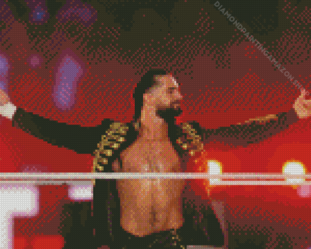 Wrestler Seth Rollins Diamond Painting