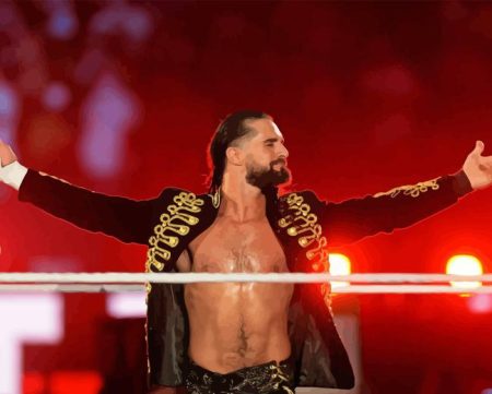 Wrestler Seth Rollins Diamond Painting