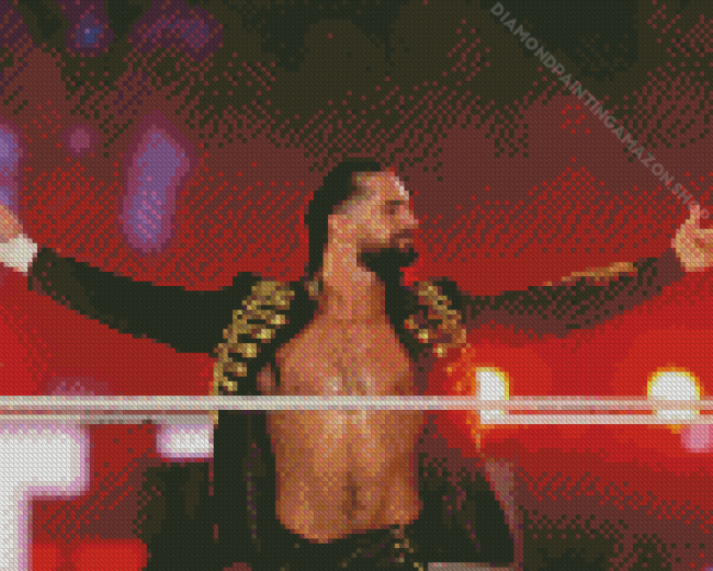 Wrestler Seth Rollins Diamond Painting