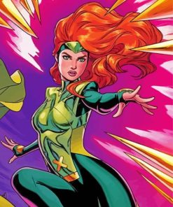 X Men Jean Grey Hero Diamond Painting