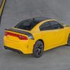 Yellow Dodge Charger Daytona 2016 Diamond Painting