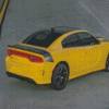 Yellow Dodge Charger Daytona 2016 Diamond Painting