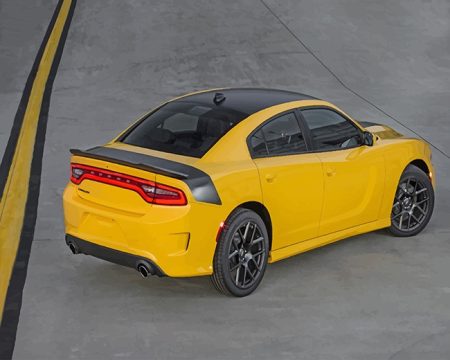 Yellow Dodge Charger Daytona 2016 Diamond Painting