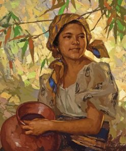 Young Filipina Girl Diamond Painting