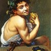 Young Sick Bacchus Caravaggio Diamond Painting