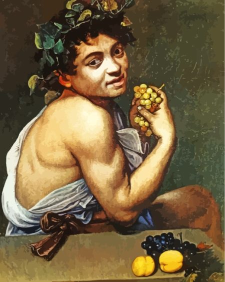 Young Sick Bacchus Caravaggio Diamond Painting