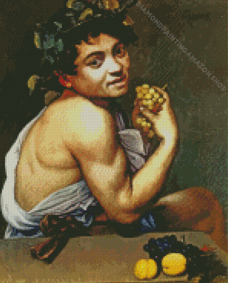 Young Sick Bacchus Caravaggio Diamond Painting