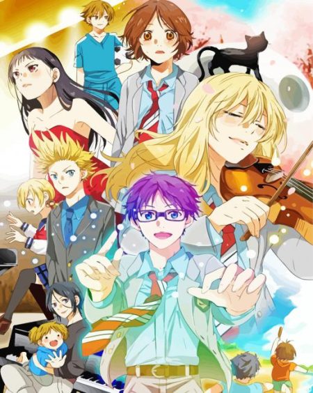 Your Lie In April Diamond Painting