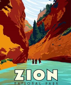 Zion National Park Poster Diamond Painting