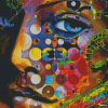 Abstract Psychedelic Head Woman Diamond Painting