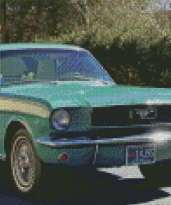 Aesthetic 1966 Mustang Diamond Painting