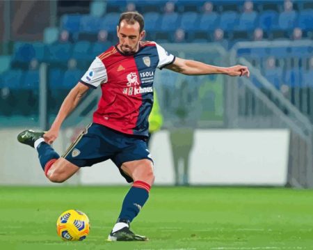 Aesthetic Diego Godin Football Diamond Painting