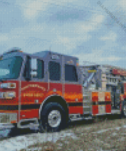 Aesthetic Fire Apparatus Diamond Painting