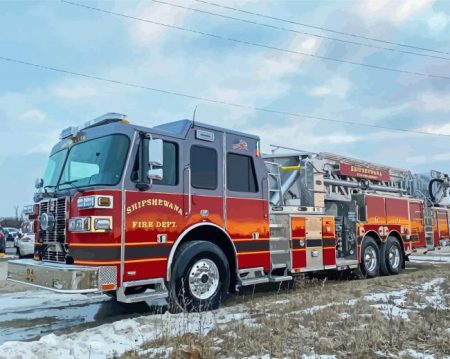 Aesthetic Fire Apparatus Diamond Painting