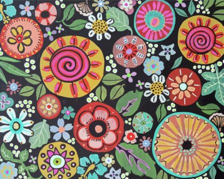 Aesthetic Flower Show Diamond Painting