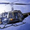 Aesthetic Huey Helicopter Art Diamond Painting