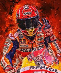 Aesthetic Marc Marquez Art Diamond Painting