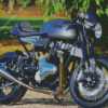 Aesthetic Norton Motorcycle Illustration Diamond Painting