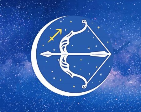 Aesthetic Sagittarius Sign Diamond Painting