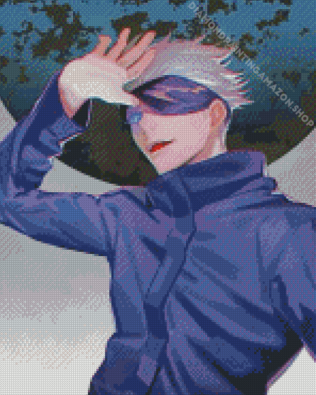Aesthetic Satoru Gojo Diamond Painting