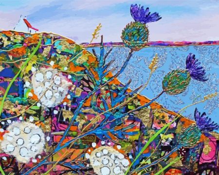 Aesthetic Thistle Art Diamond Painting