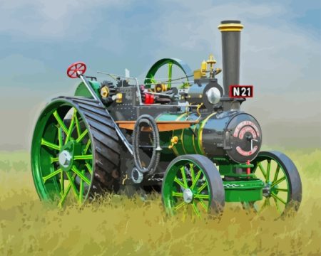 Aesthetic Traction Engine Diamond Painting
