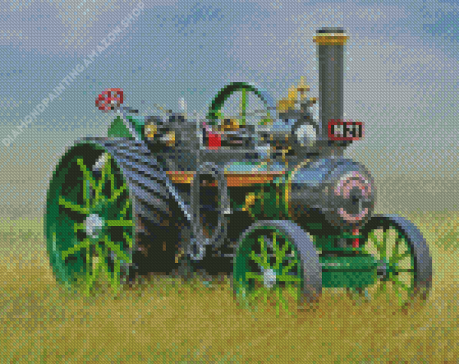 Aesthetic Traction Engine Diamond Painting