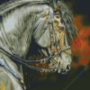 Aesthetic Friesian Horse Diamond Painting