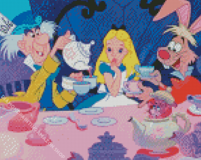 Alice Tea Party Diamond Painting