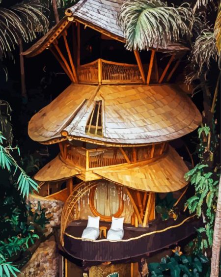 Aura House Portrait Diamond Painting