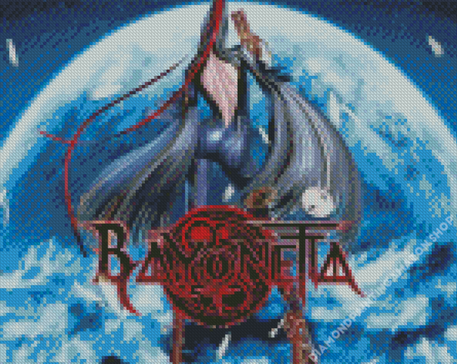 Bayonetta Video Game Poster Diamond Painting