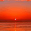 Beautiful Orange Sunset Diamond Painting