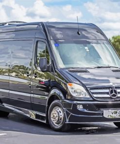 Black Mercedes Bus Diamond Painting