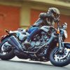 Black Yamaha Vmax Motorcycle Diamond Painting