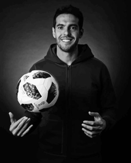 Black And White Soccer Kaka Diamond Painting