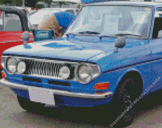 Blue Daihatsu Classic Diamond Painting