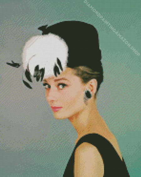 Breakfast At Tiffanys Audrey Hepburn Diamond Painting