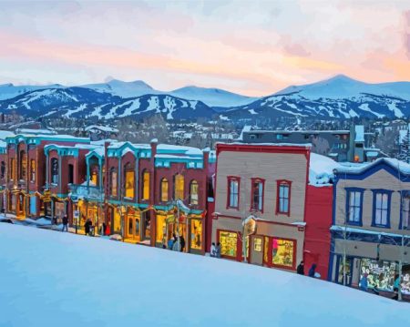 Breckenridge Buildings Diamond Painting