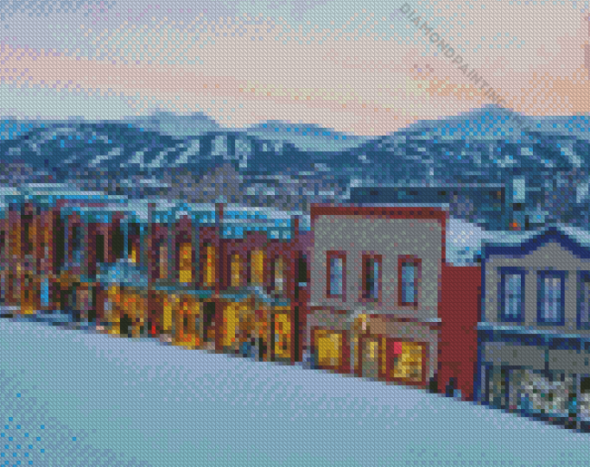 Breckenridge Buildings Diamond Painting